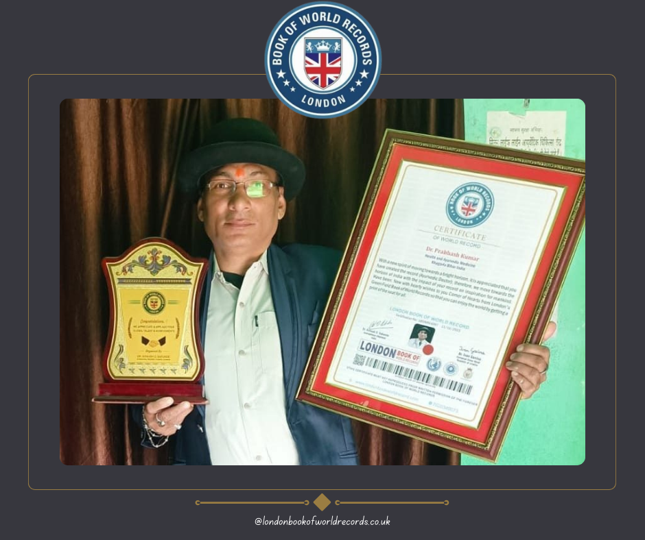 LONDON BOOK OF WORLD RECORD